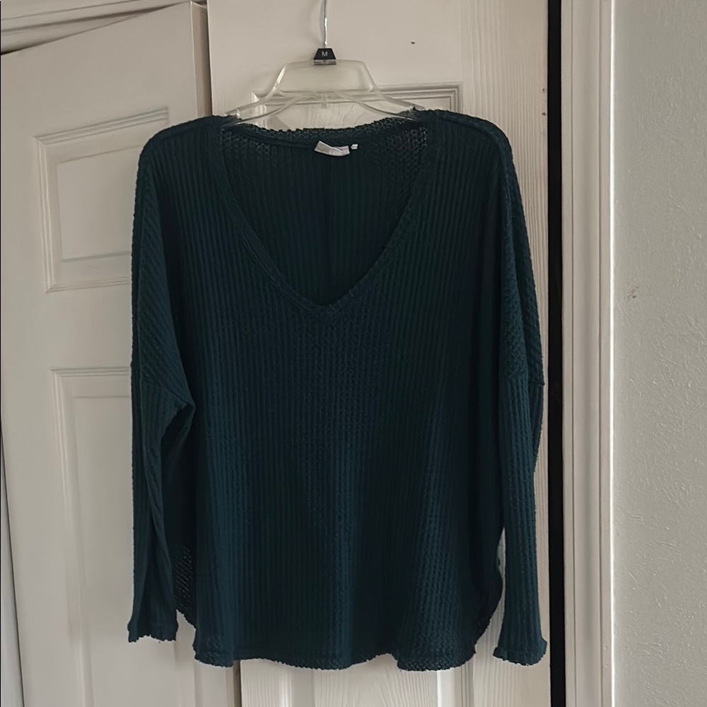 Dark Blue V-Neck Sweater